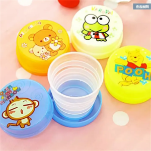 Portable Folding Plastic Magic Glass for kids | Mini Foldable Water Glass